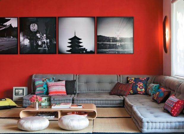 Pour une chambre qui propose un style oriental.  Les futons sont une excellente option.