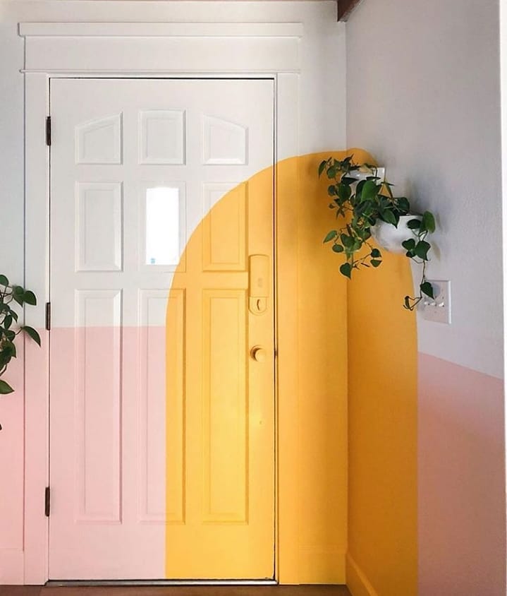 porte-entrée-maison colorée