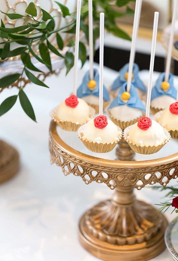 Cakepops pour La Belle et la Bête