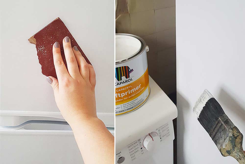 Étape par étape pour peindre votre réfrigérateur