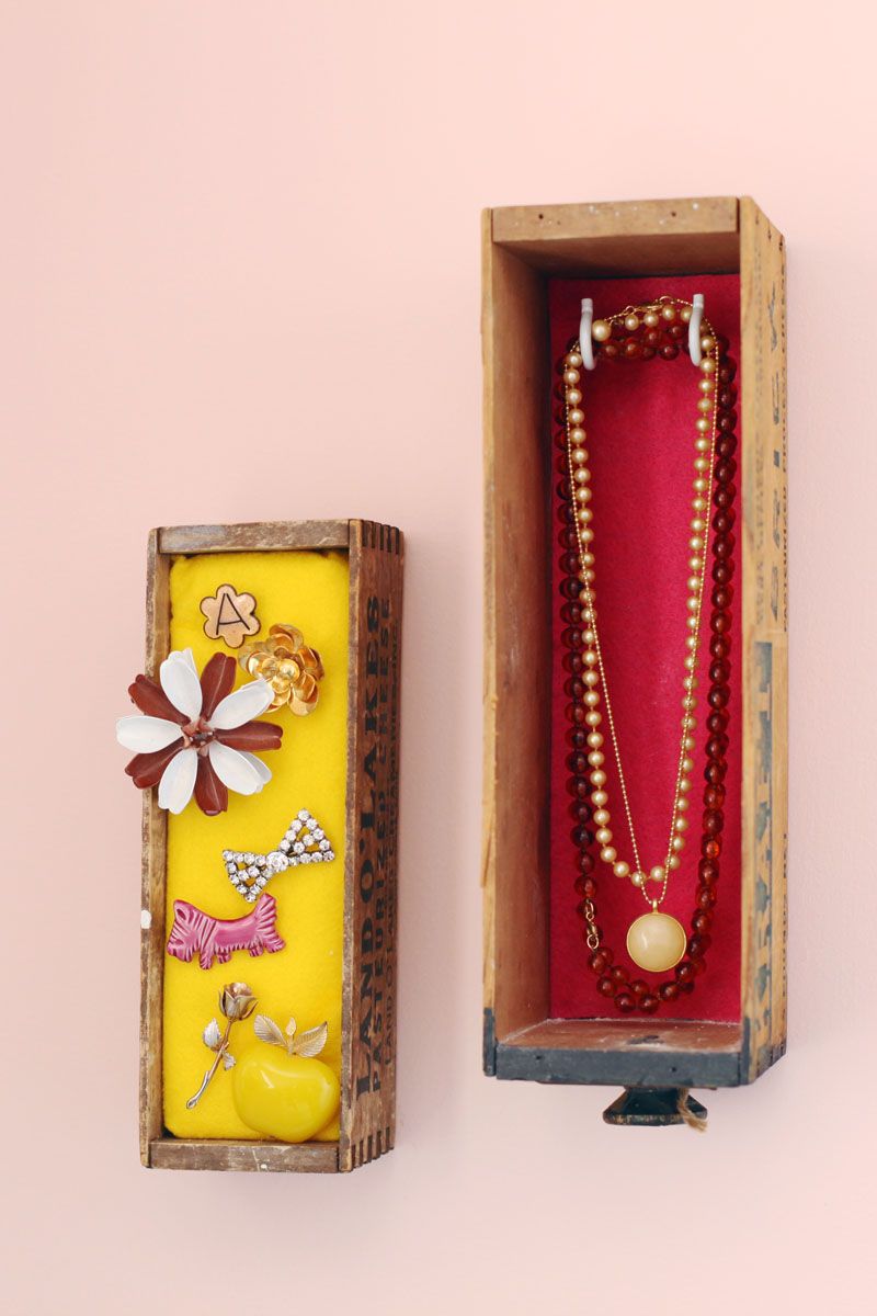 Faites-le vous-même: boîte à bijoux dans un tiroir