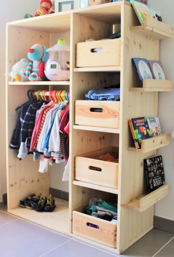 Armoire à palettes pour enfants