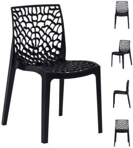 chaise-noire-design