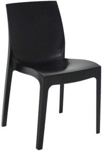 chaise-plastique-noire