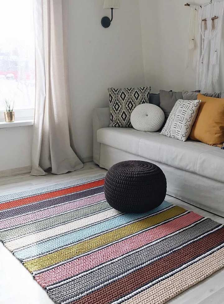 Créez votre tapis au crochet avec autant de couleurs que vous le souhaitez 