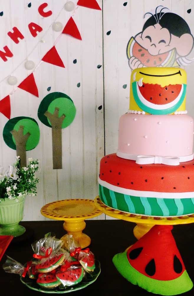 Gâteau personnalisé de Magali pour l'anniversaire des enfants