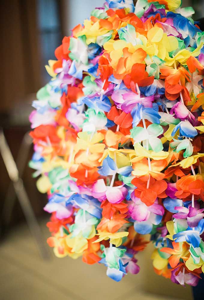 Des fleurs colorées pour rendre la fête plus vivante
