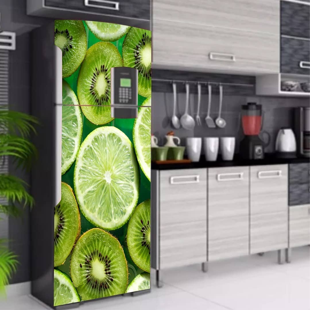 emballage de réfrigérateur à thème de fruits