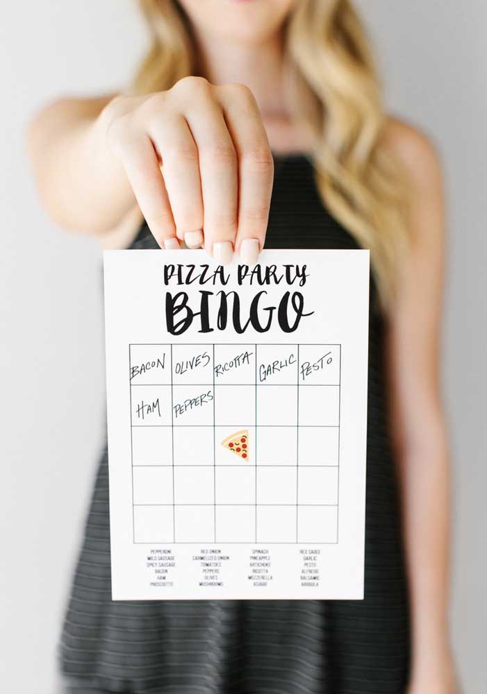 Que diriez-vous de jeux pour rendre la soirée pizza plus animée?