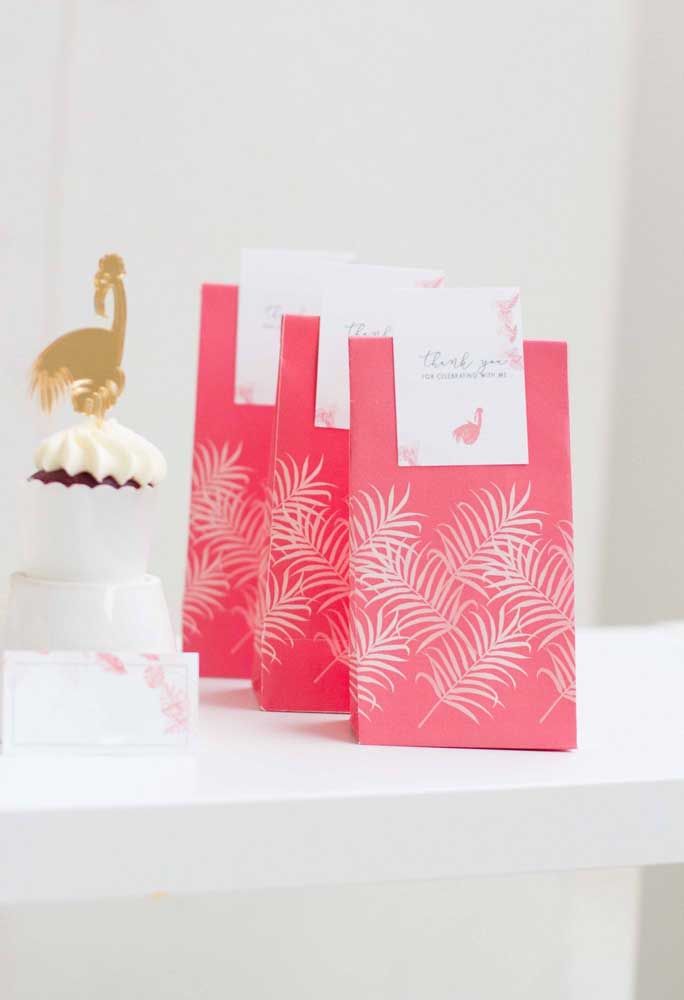 Emballage Flamingo Party Favors