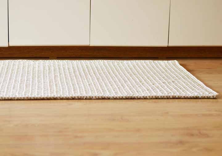 Les motifs de tapis au crochet plus épais sont plus résistants et donc plus adaptés aux environnements tels que la cuisine