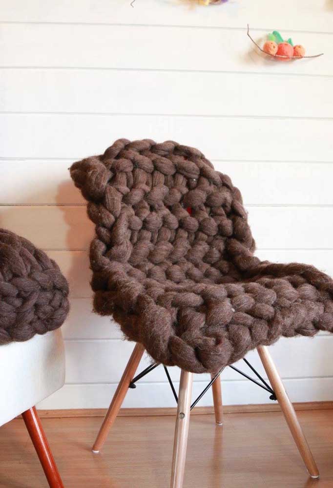 Housses pour chaises géantes à tricoter;  parfait pour garder la maison au chaud en hiver