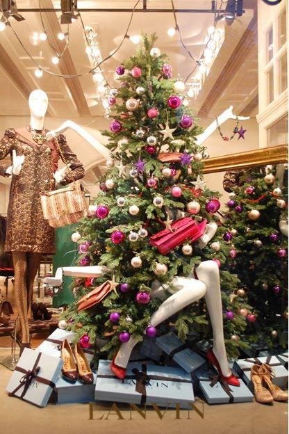 Décoration avec arbre de Noël commun