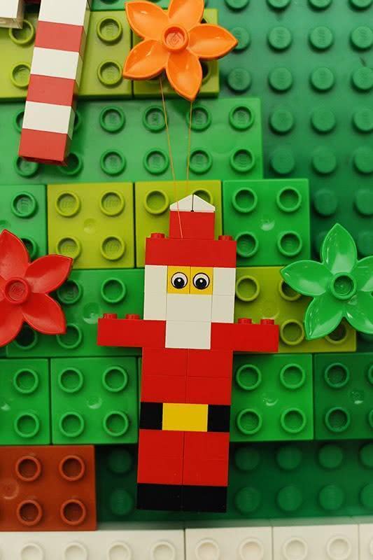 Ornement Lego Santa