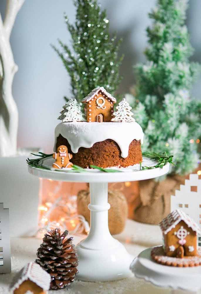 Que diriez-vous d'un gâteau de Noël super mignon et approprié pour l'occasion?