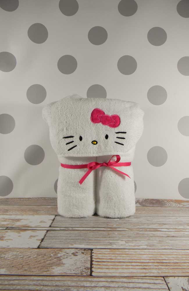 Kit de serviettes pour enfants avec le personnage Hello Kitty