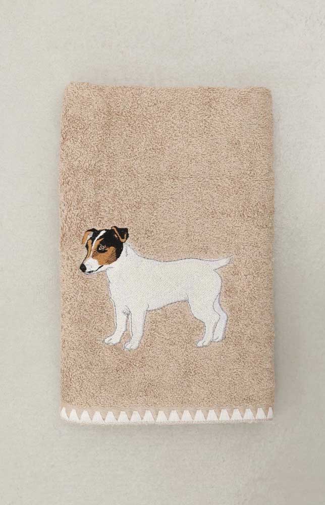 Pour ceux qui aiment un animal de compagnie, c'est la serviette parfaite!