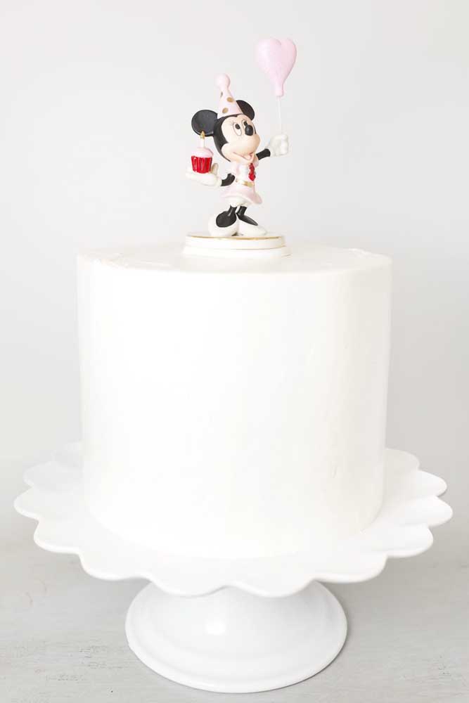 Et que dire d'un gâteau Minnie blanc?
